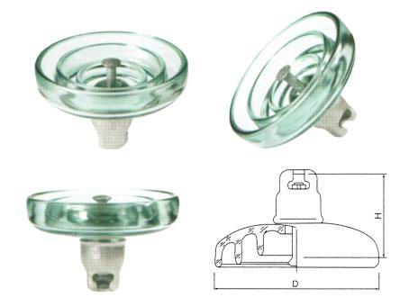 U420B/205悬式玻璃绝缘子